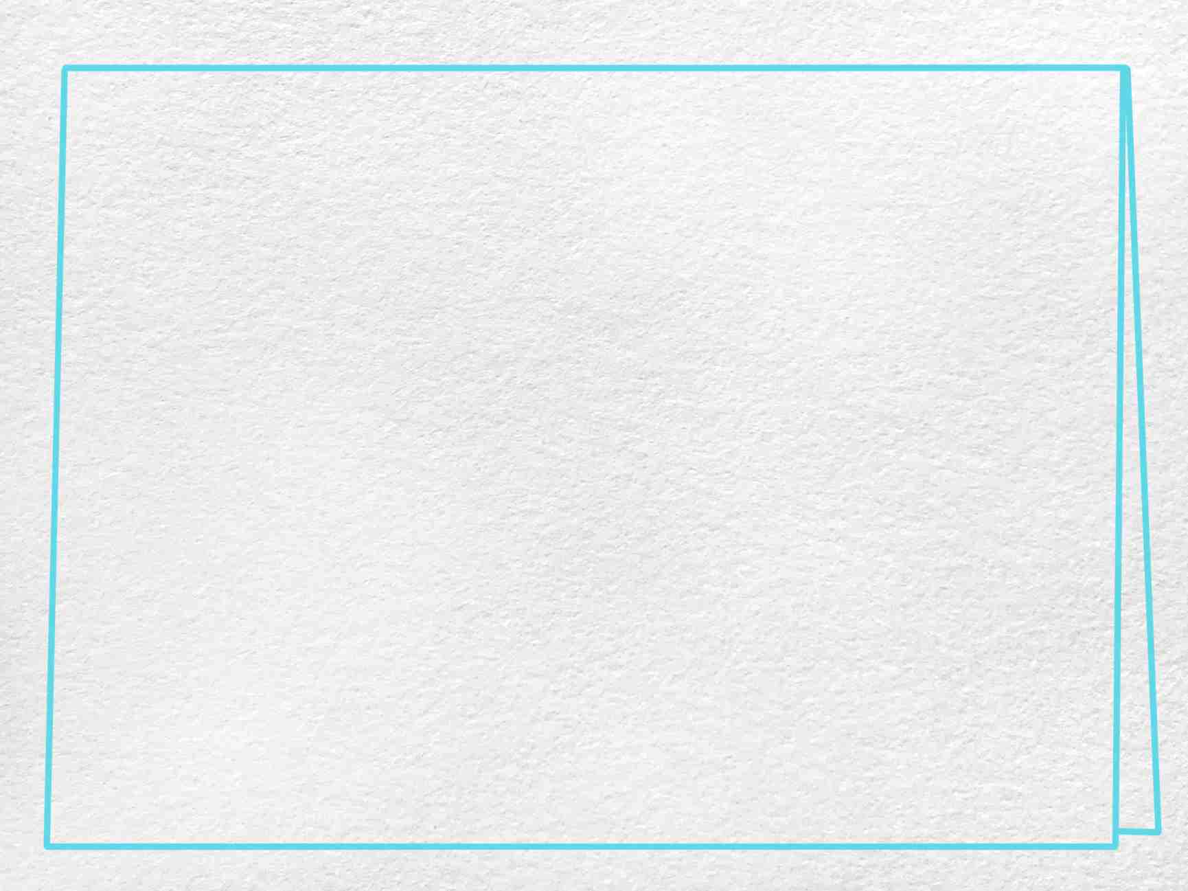 How To Draw A Birthday Card: Step 1