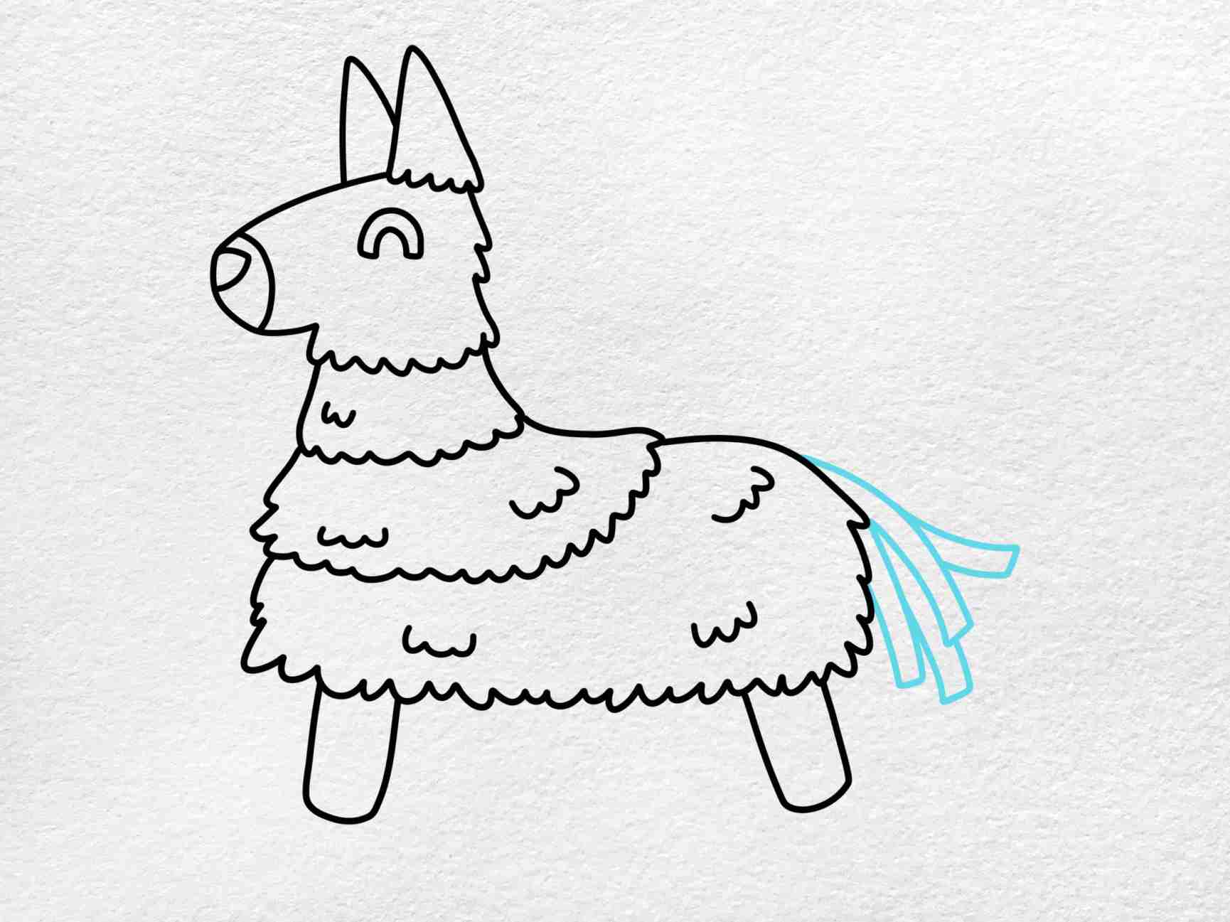 How To Draw A Piñata: Step 6