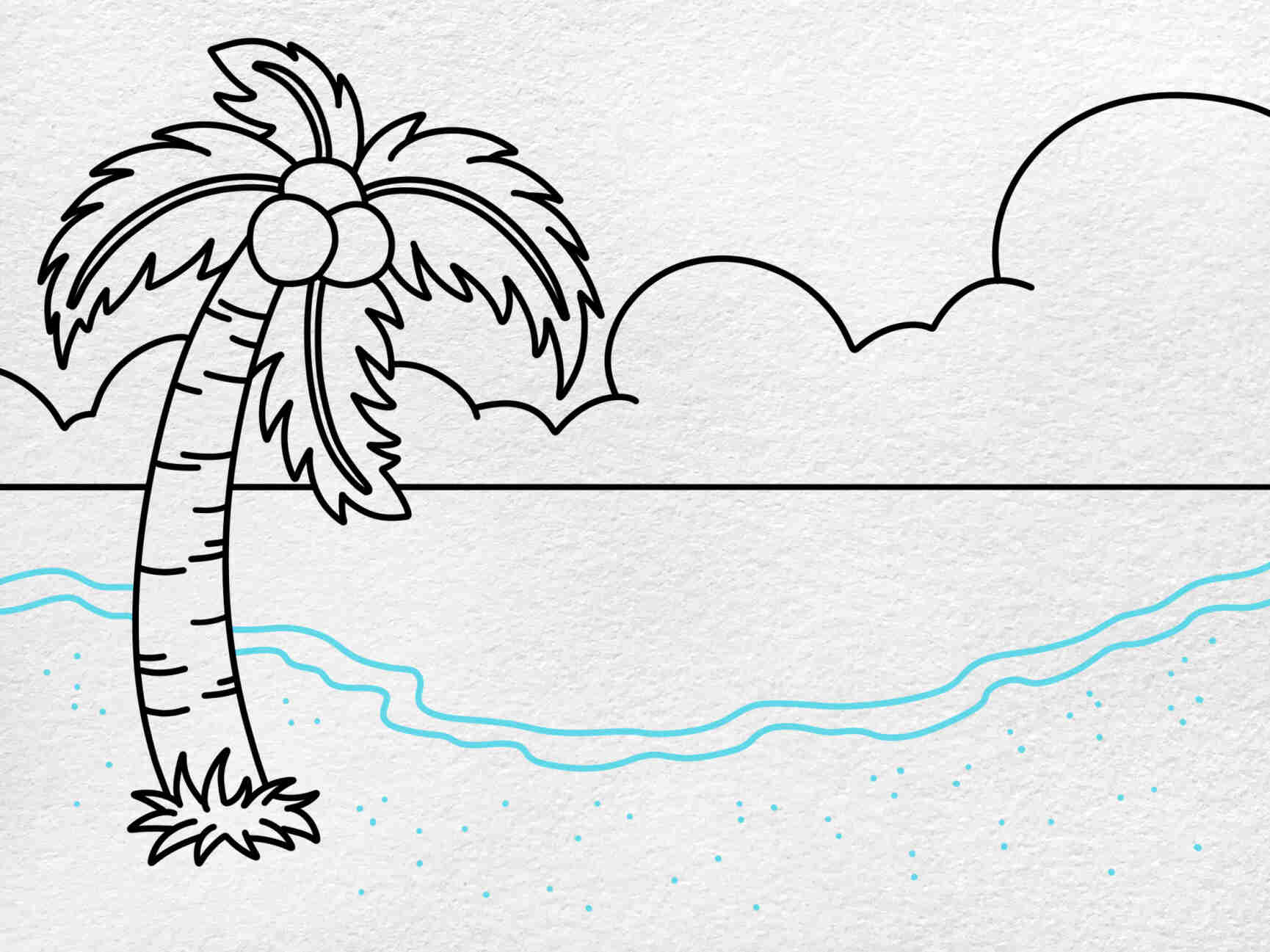Summer Drawing for Kids: Step-6